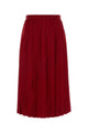 Gucci Red Twill Skirt