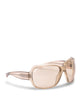 Gucci Beige Plastic Sunglasses