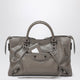 Balenciaga Le City Medium Handbag In Dark Walnut Leather
