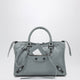 Balenciaga Small Le City Bag In Grey Blue Leather