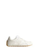 Bottega Veneta White Calf Leather Sneakers
