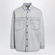 Balenciaga Light Blue Cotton Denim Shirt
