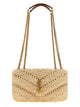 Saint Laurent Small Loulou Raffia Bag