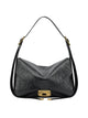 Balenciaga Clicca Black Lamb Leather Medium Shoulder Bag