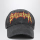 Balenciaga Sacré Cœur Cotton Drill Baseball Cap In Faded Black
