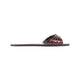 Saint Laurent Vintage Bordeaux Babylone Sandals