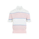 Alexander Mcqueen Ivory Pink Blue Stripe Top