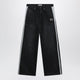 Balenciaga Denim Trousers With Dark Brown And Black Trims