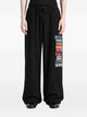 Balenciaga Logo-Patch Drawstring Track Pants