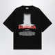 Balenciaga Women's The Door Oversize T-Shirt In Black Cotton