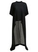 Balenciaga T-Shirt Lunga In Jersey
