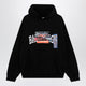 Balenciaga Black Hoodie With Logo Print