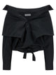 Balenciaga Crop Shirt Off The Shoulder
