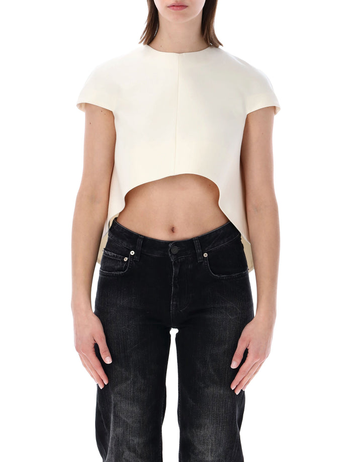 Balenciaga Balenciaga Asymmetric Cropped Top