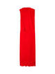 Balenciaga Draped Sleeveless Midi Dress