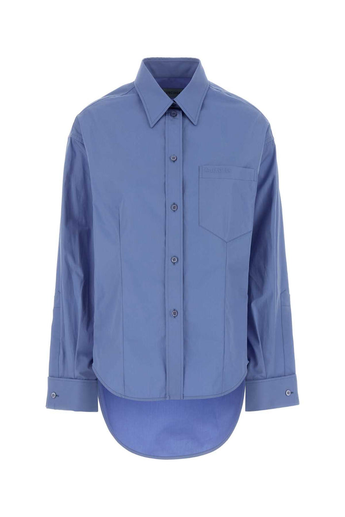 Balenciaga Cerulean Poplin Shirt