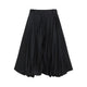 Balenciaga Black Balloon Skirt In Silk Blend