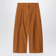 Balenciaga Camel-Colored Cotton Trousers