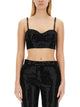 Michael By Michael Kors Crepe Bustier Top