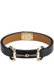 Gucci Black Leather Bracelet