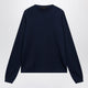 Gucci Ink Blue Silk And Cotton Sweater