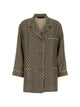 Gucci Gg Print Silk Shirt