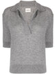 Khaite Shrunken Cashmere Polo Shirt