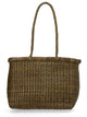 Dragon Difussion Brown Leather Shoulder Bag