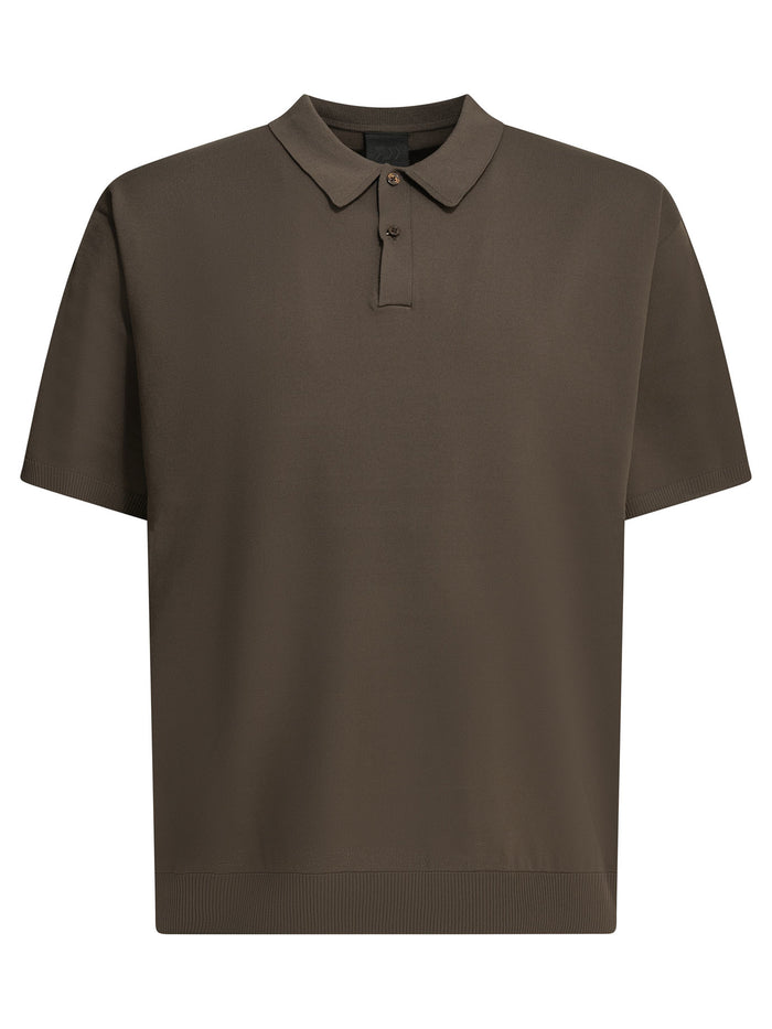 Daiwa Pier 39 "Tech Knit" Polo Shirt With Buttons