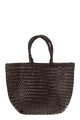 Dragon Grace Basket Small - Woven Leather Bag