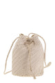 Dragon Difussion Beige Leather Clutch