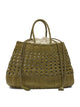 Dragon Difussion Green Buffalo Calf Leather Handbag