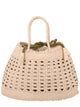 Dragon Difussion White Leather Shoulder Bag