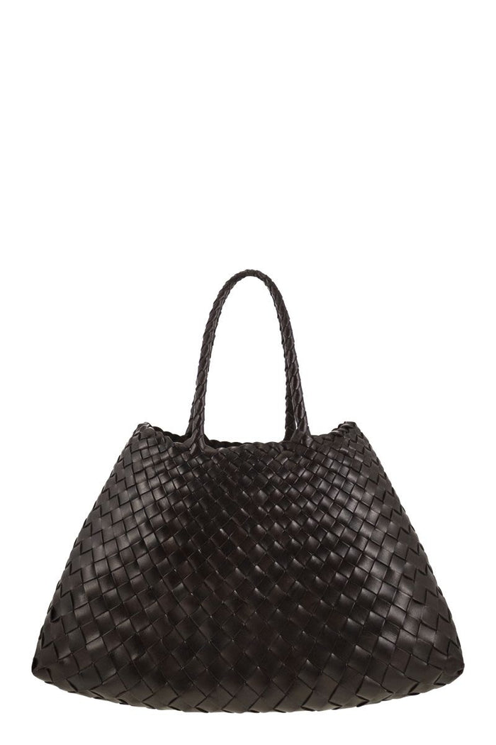 Dragon Santa Croce Small - Woven Leather Bag