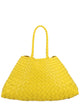 Dragon Difussion Yellow Leather Shoulder Bag
