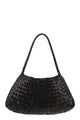 Dragon Difussion Black Leather Handbag
