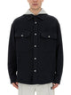 Palm Angels Shirt-Jacket With Monogram