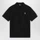 Moncler Grenoble Black Polo Shirt With Logo Patch