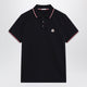 Moncler Navy Blue Short-Sleeve Polo Shirt