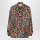 Valentino Silk Blouse With Floral Print