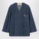 Valentino Denim Blue Cotton Shirt