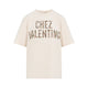 Valentino Nude & Neutrals Cotton T-Shirt