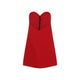 Valentino Red Embroidered Wool Mini Dress