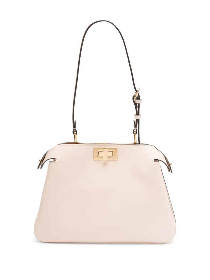 Fendi Peekaboo S Natural Bag Det Golden