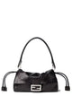 Fendi Baguette® Soft Medium In Crackled Black Leather