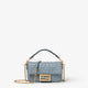 Fendi Baguette Mykonos Mini Naval Gray Det Dor