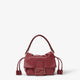Fendi Crossbody Mamma S Burgundy Gold Logo