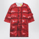 Moncler Genius Red Cotton Tshirt With Digital Print