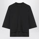 Moncler X Edward Enninful Black Top With Asymmetric Hem