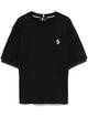 Moncler Grenoble Black Cotton Ss T-Shirt